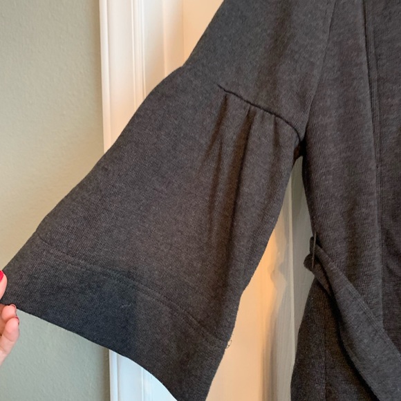 INC International Concepts Women’s Dark Gray Pea Coat Jacket Size Large - Picture 11 of 17